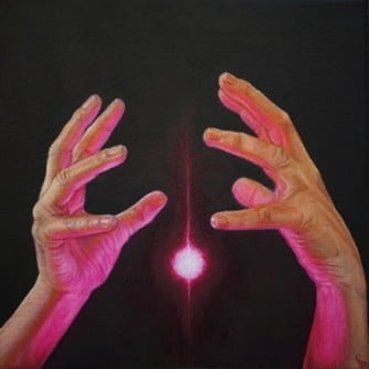 Insaisissable amour – 30 x30 – HST