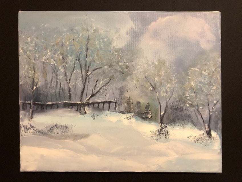 Les couleurs d’hiver – F6 – HST